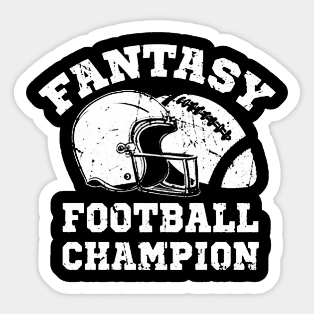 Fantasy Football Champ Sticker by bryanartsakti